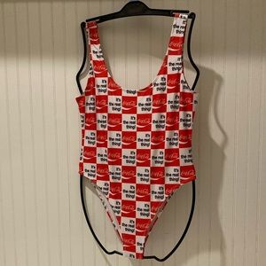 HTF Coca-Cola One Piece Swimsuit